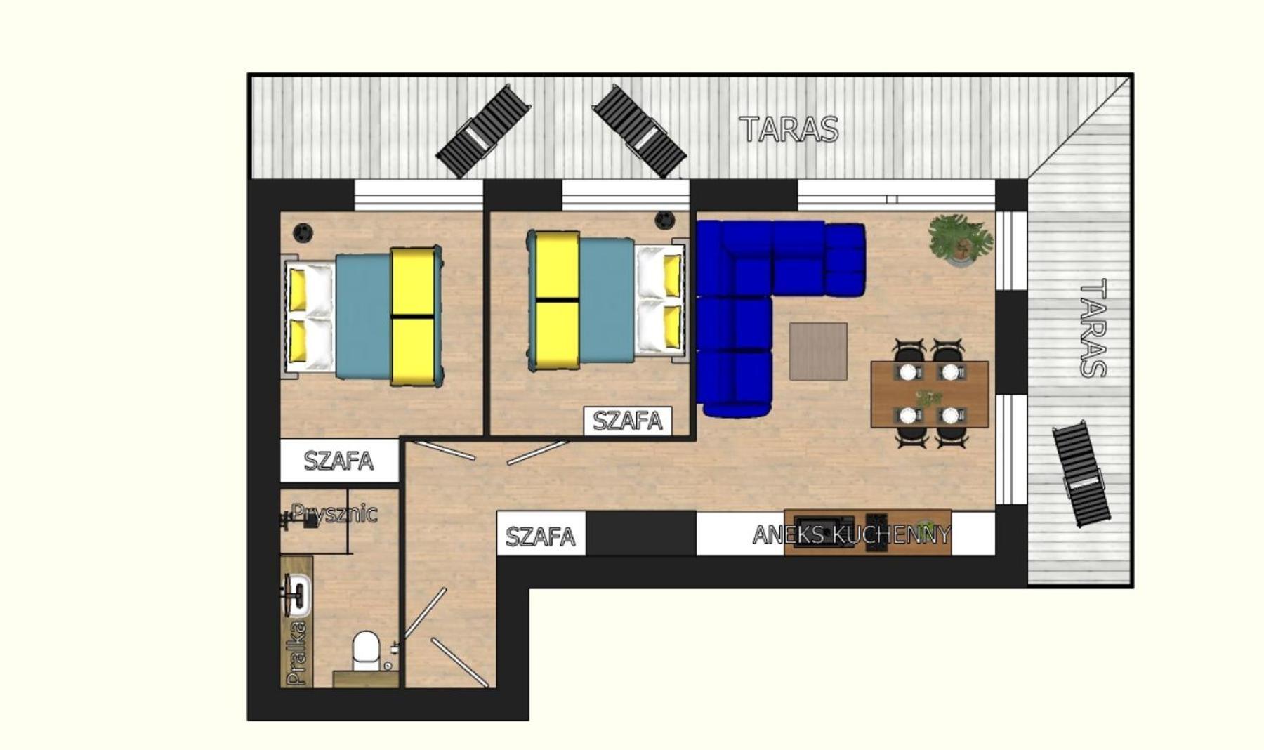 Perlowa Przystan - Apartamenty Komfort Widok Na Morze, Parking Sianożęty Exterior foto